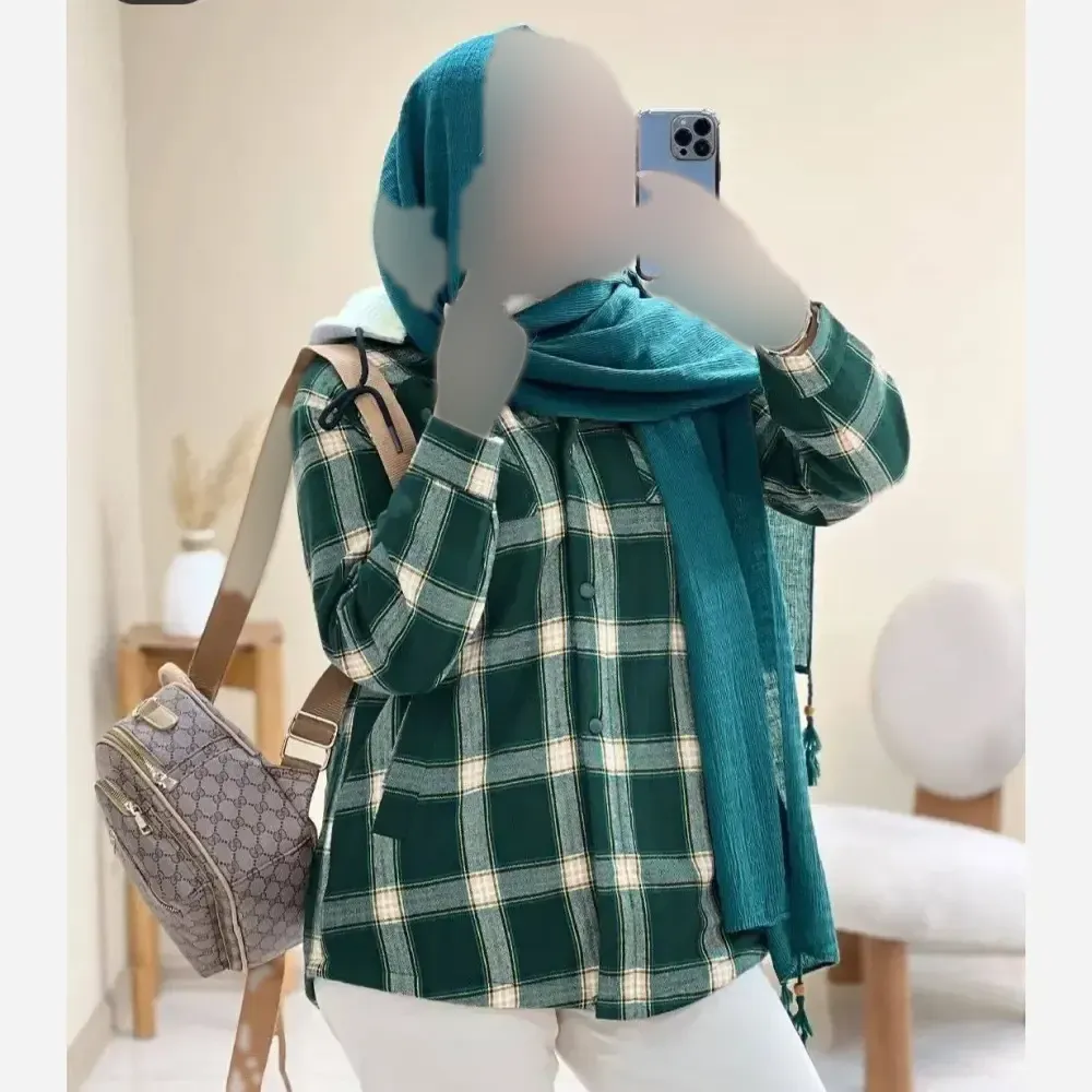 پالتو چهارخونه پشمی کلاهدار داخل ببعی مدل گلاویژ زنانه و مردانه