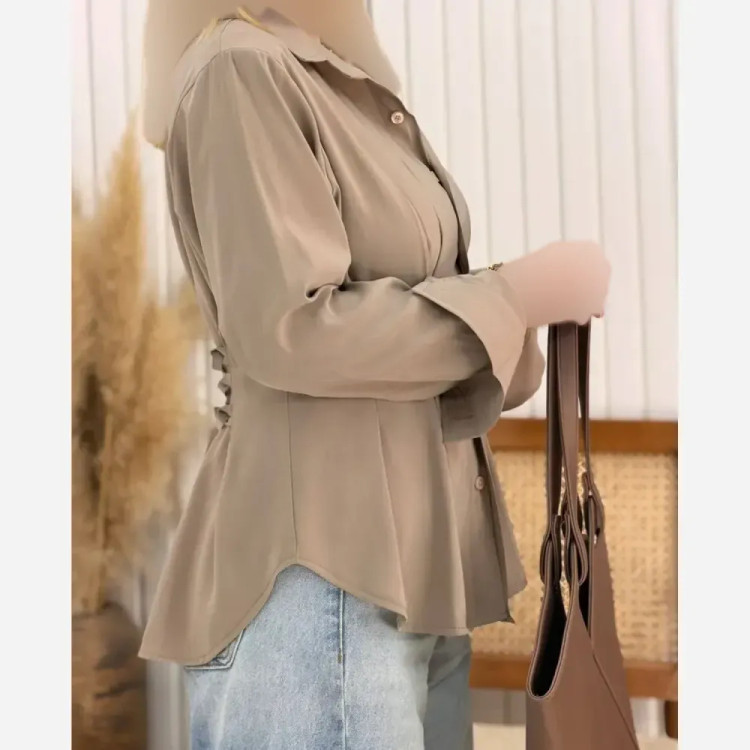 شومیز لنین آلبورا زنانه فری سایز رنگ بندی متنوع