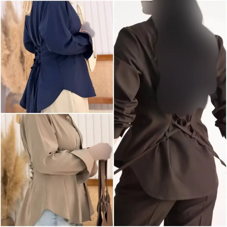 شومیز لنین آلبورا زنانه فری سایز رنگ بندی متنوع