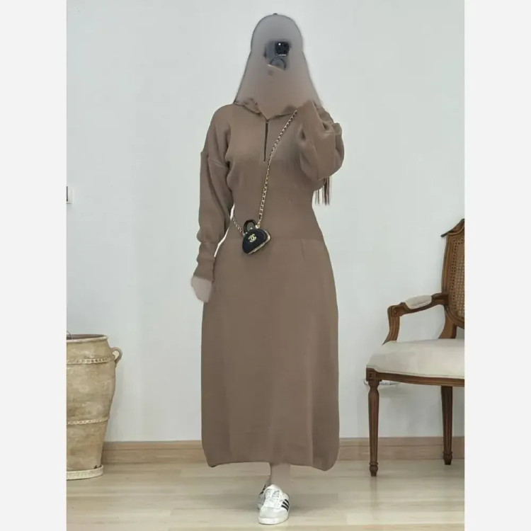 کفتان بافت زنانه مدل ساعت شنی فری سایز رنگ بندی متنوع