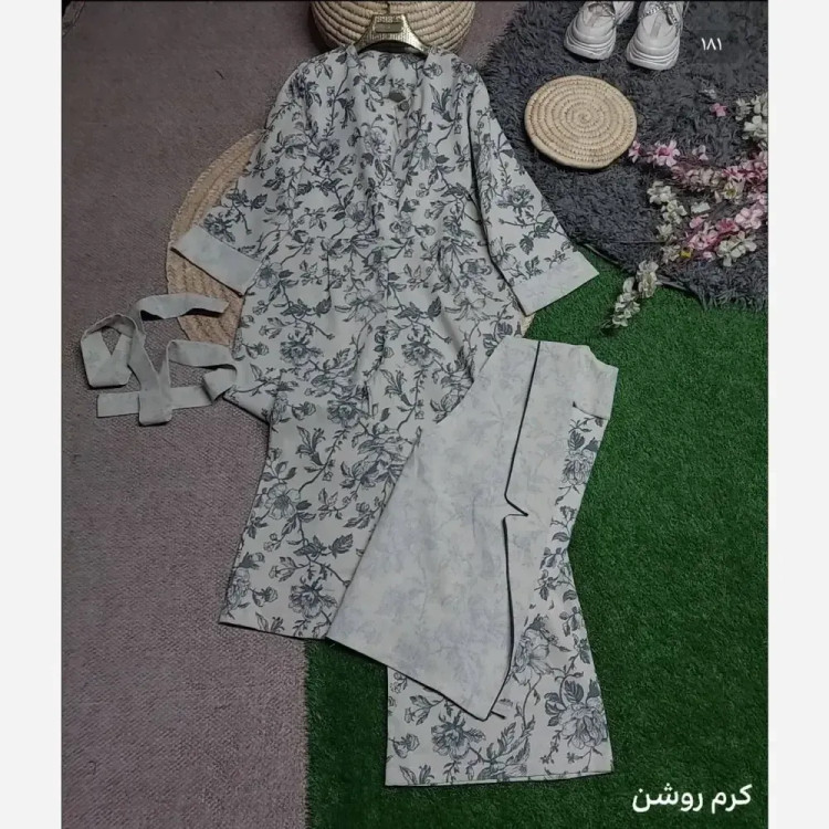 کت و اورال پاییزه آپامه جنس لینن نچرال اعلا سایز 38 تا 46 فری فریز رنگبندی متنوع