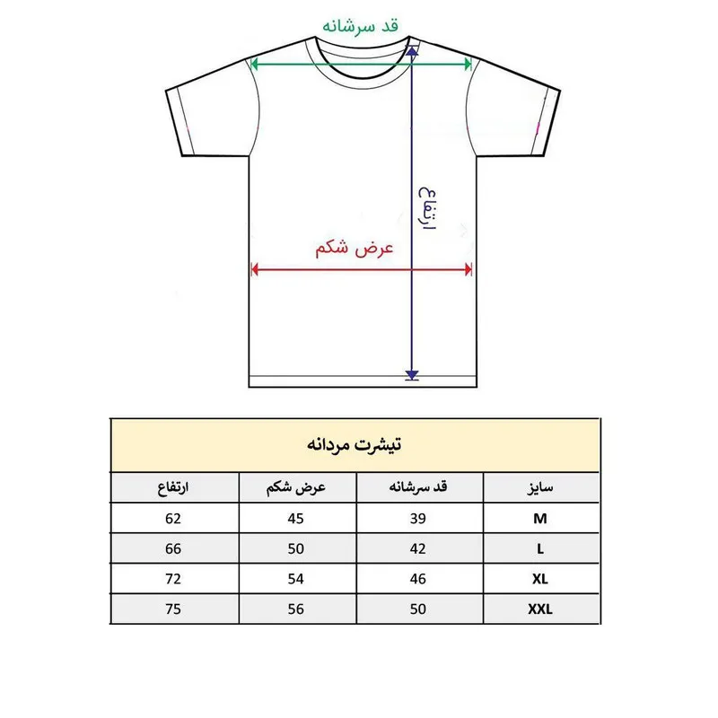 تیشرت آستین کوتاه مردانه پاد آفرین طرح جان ویک جنس نخ و پلی استر