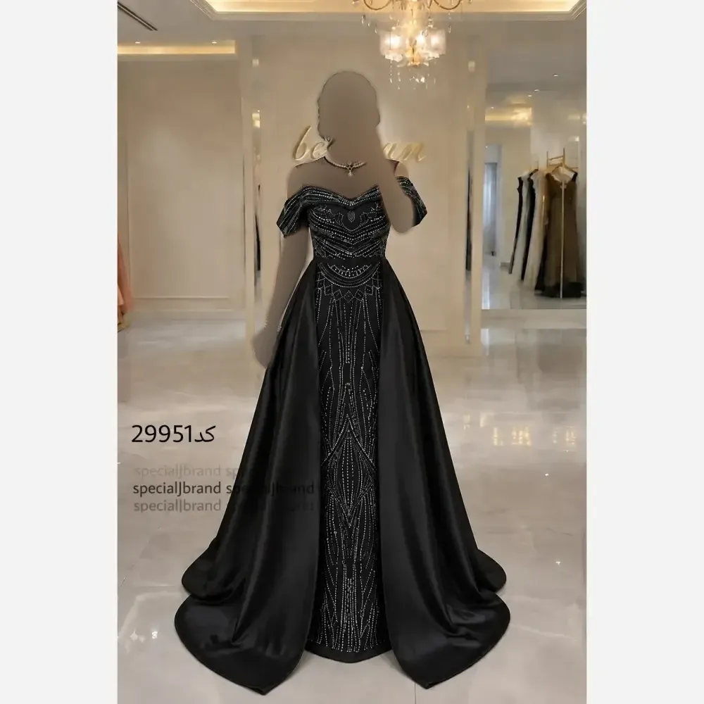 ماکسی مجلسی زنانه ساتن و غواصی گرم بالا طرح مرجان