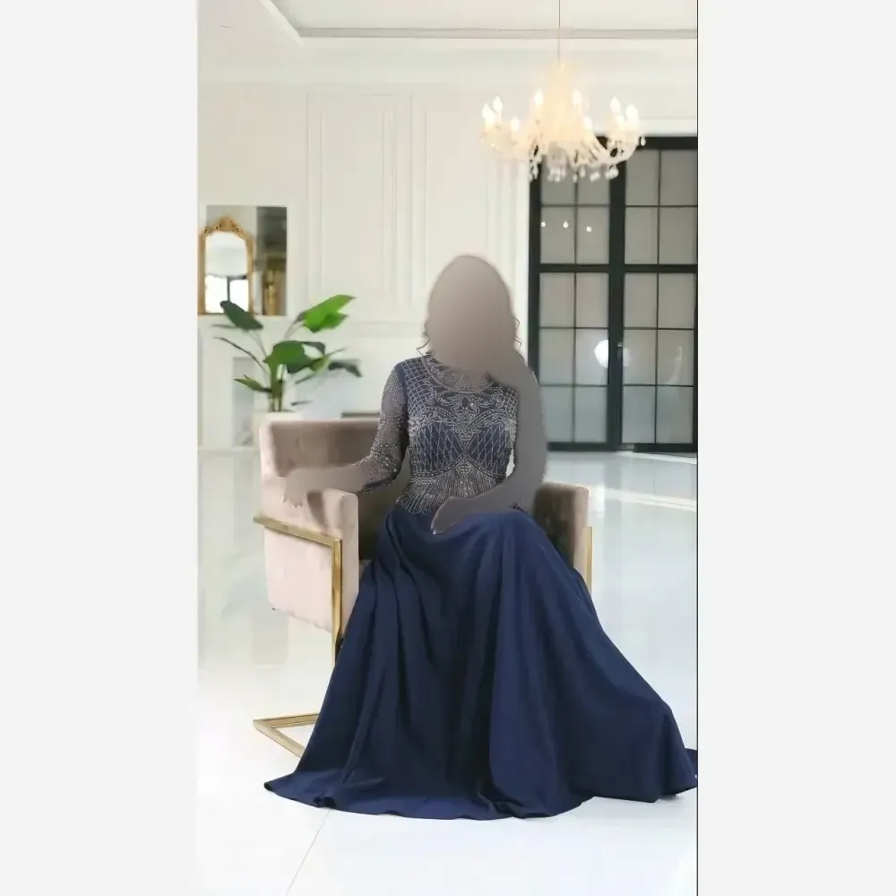 ماکسی مجلسی زنانه سایز بزرگ حریر کاپدار لعیا