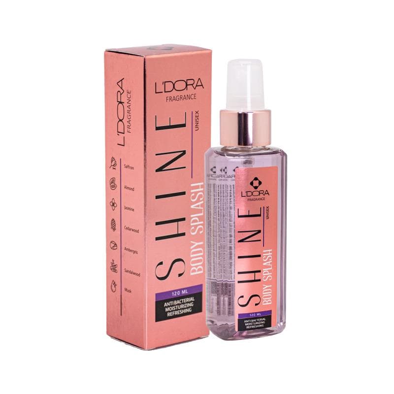 اسپری خوشبوکننده بدن مدل Shine بادی اسپلش 120 میلی لیتر