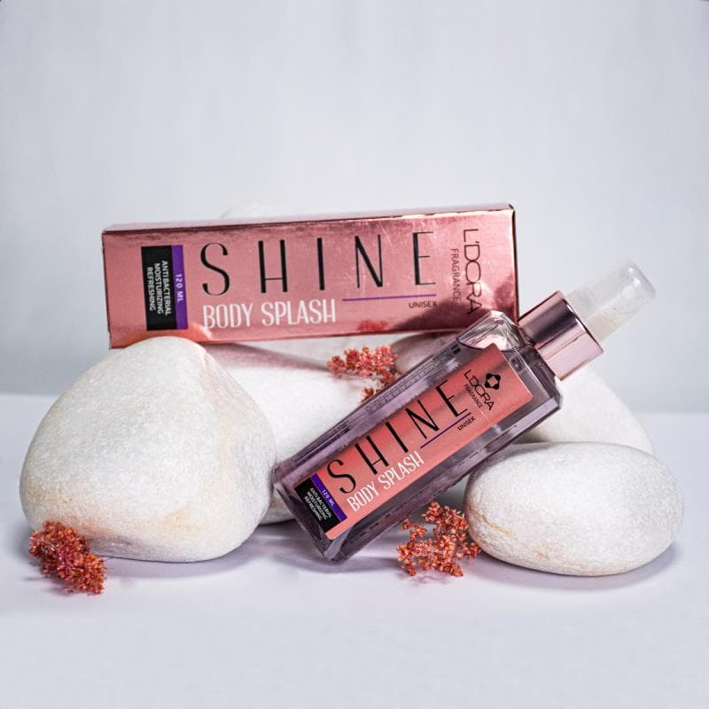 اسپری خوشبوکننده بدن مدل Shine بادی اسپلش 120 میلی لیتر