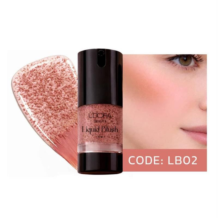 رژگونه مایع کد LB ۰۲ مناسب انواع پوست