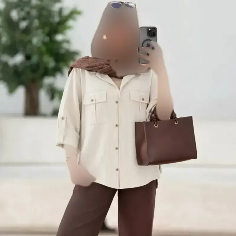 شومیز دیپلمات مهنا شانتون با جیب کاربردی و رنگبندی متنوع