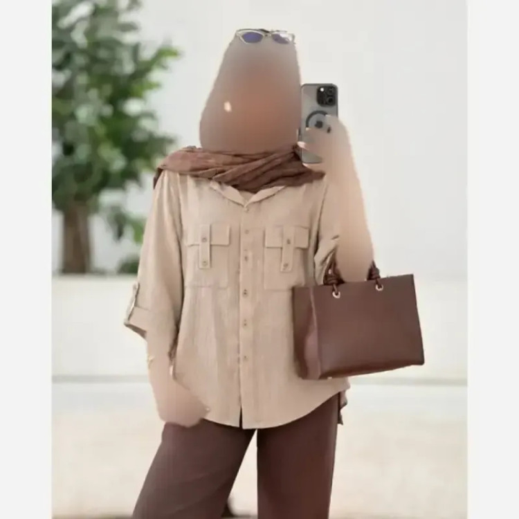 شومیز دیپلمات مهنا شانتون با جیب کاربردی و رنگبندی متنوع