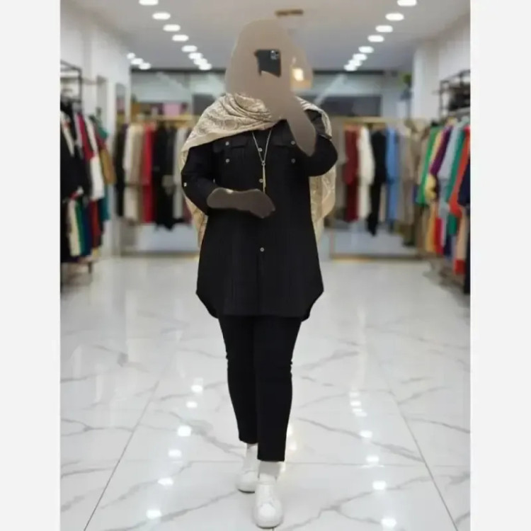 شومیز دیپلمات مهنا شانتون با جیب کاربردی و رنگبندی متنوع