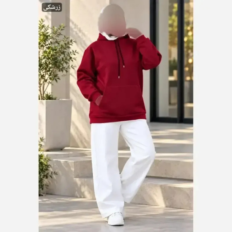 ست مانتو شلوار پرشین مکانیک مریم رنگ مشکی و طوسی سایز فری 36 تا 46