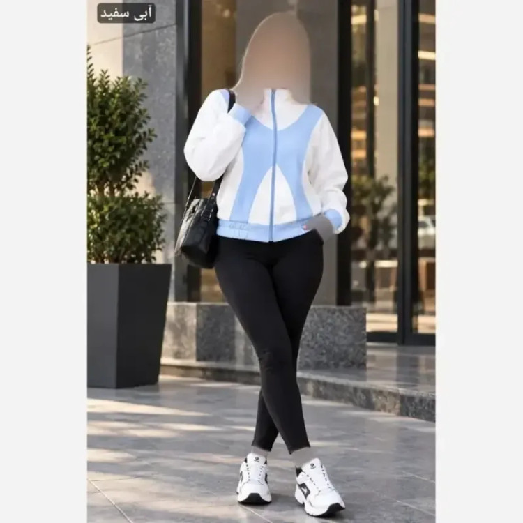 سویشرت ترکیبی ماهی دورس تو کرکی وارداتی گرم بالا سایز فری 36 تا 48