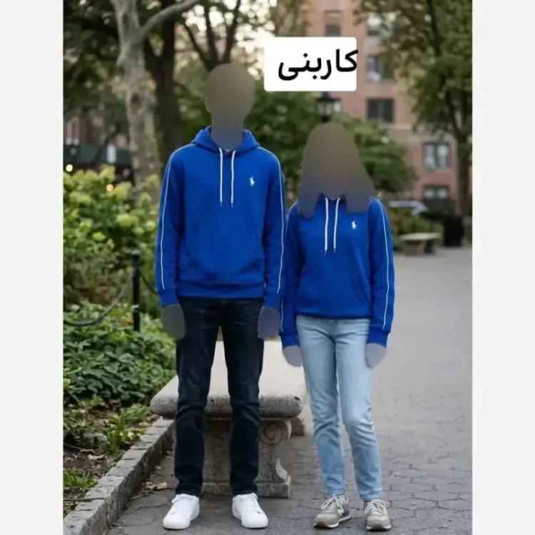 هودی پلو اسپرت پنبه داخل کرکی ضخیم گرم