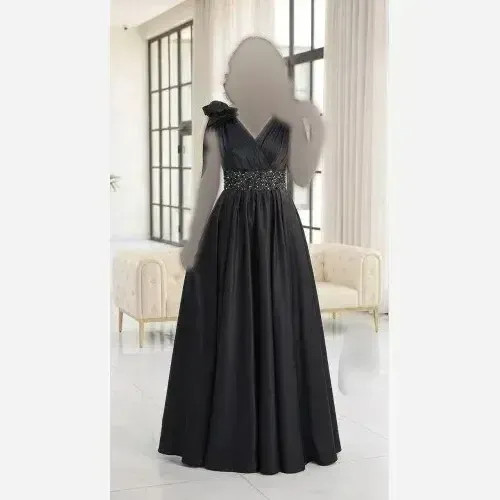 ماکسی زنانه مدل لاله ساتن تافته گرم بالا رنگ مشکی سایز 1 تا 3