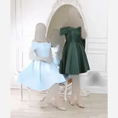 پیراهن مدل الینا پارچه ساتن آمریکایی صورتی سایز 40 تا 46