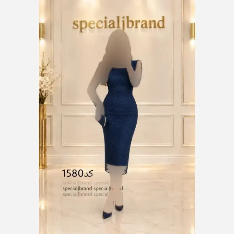 تونیک سوژین لوزی تور شاین دار قد 125 پشت زیپ دار