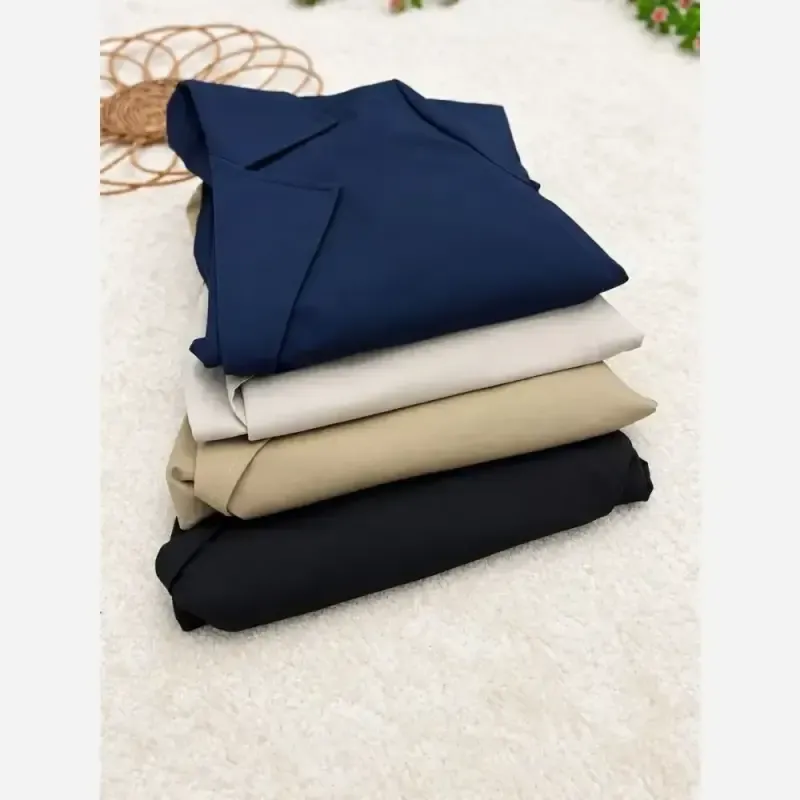 کت کراپ زنانه مدل ترنج جنس تی سی وارداتی فری سایز کمربند دار