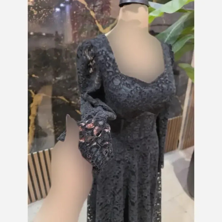 مدل ملیکا گیپور مخمل درجه یک سایز 38 تا 48 رنگ مشکی قهوه ای سرمه ای