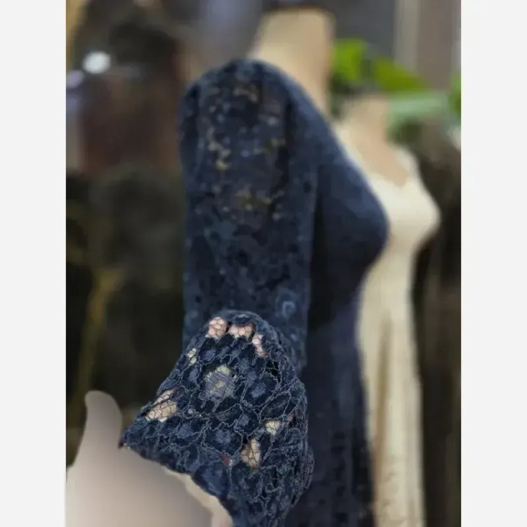 مدل ملیکا گیپور مخمل درجه یک سایز 38 تا 48 رنگ مشکی قهوه ای سرمه ای