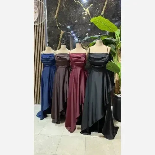ماکسی مدل ویدا جنس ساتن زارا گرم بالا سایز 38 تا 48