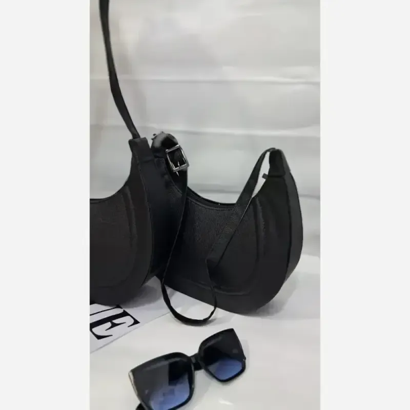 کیف چرم زنانه مدل jondaa رنگ مشکی سایز 15 در 20