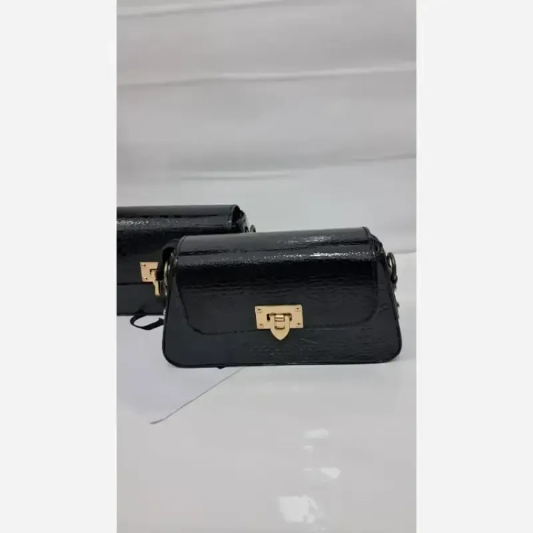 کیف دوشی مدل آنیا چرم ورنی