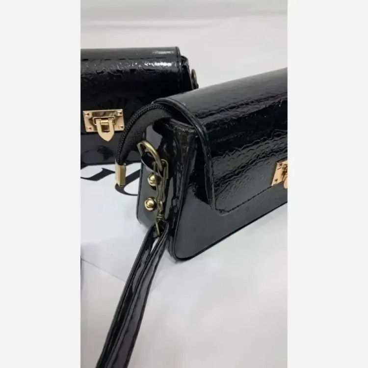 کیف دوشی مدل آنیا چرم ورنی