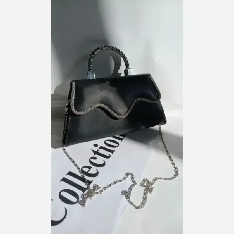 کیف اسپورت زنانه مدل زارا جنس نانسی رنگ مشکی سایز 15 در 20