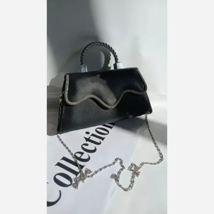کیف اسپورت زنانه مدل زارا جنس نانسی رنگ مشکی سایز 15 در 20