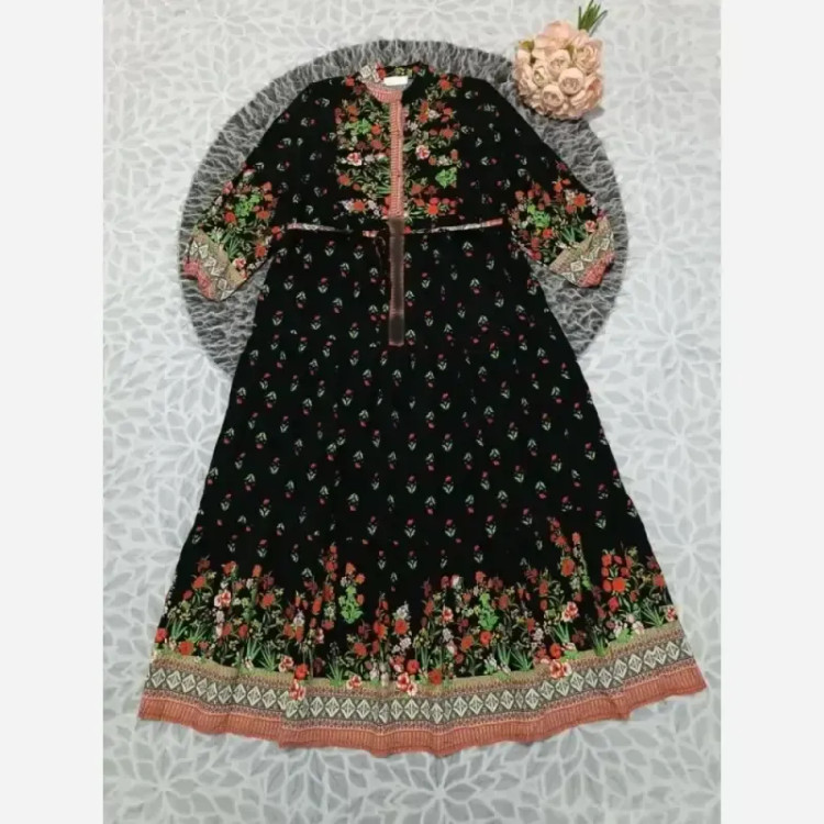 پیراهن قواره بزرگ زنانه جنس بوگاتی اعلاء فری سایز