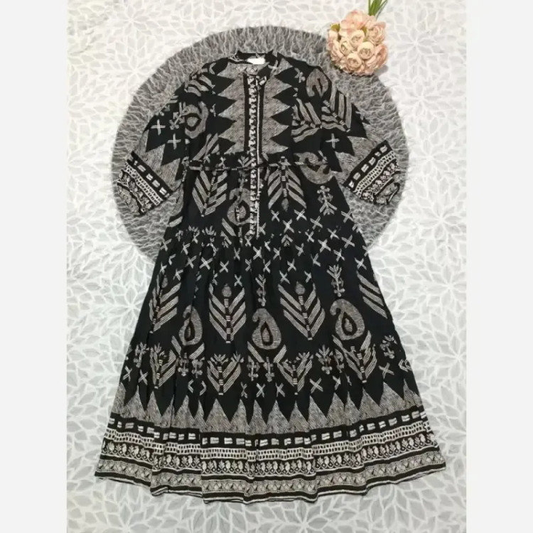 پیراهن قواره بزرگ زنانه جنس بوگاتی اعلاء فری سایز