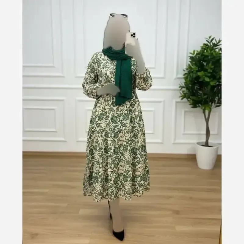 پیراهن ساحلی گلدار جنس بوگاتی اعلاء فری سایز مناسب سایز 38 تا 50