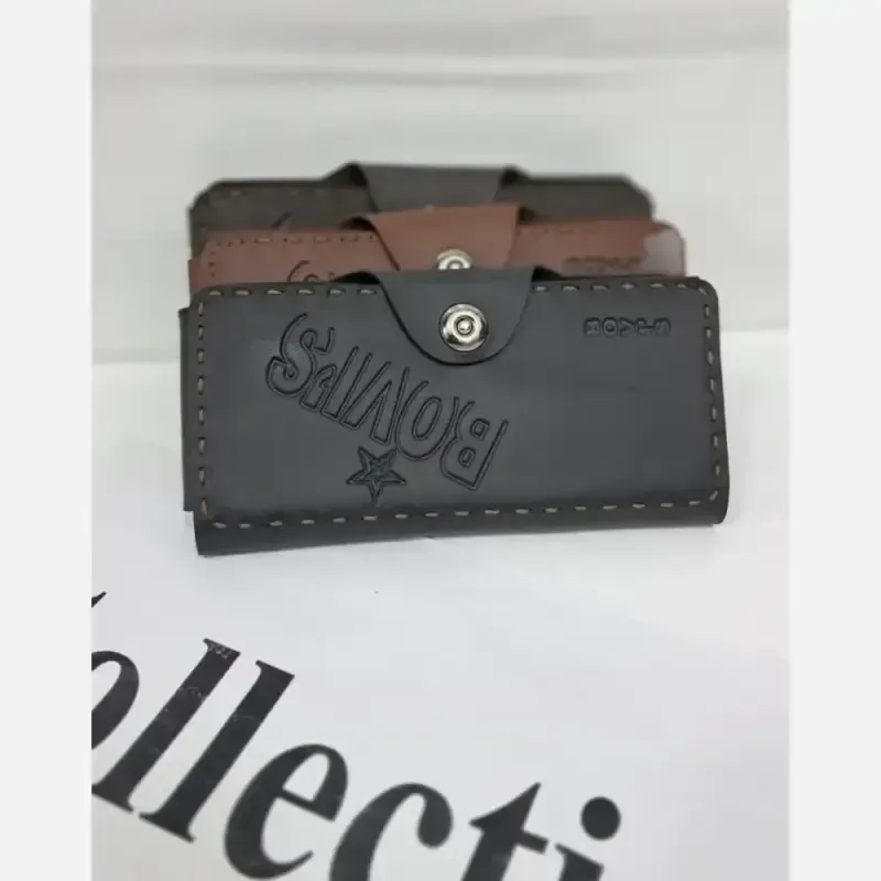 کیف پول مردانه چرم جیبی جاکارتی دار سایز 8 در 13