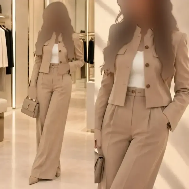 ست کت و شلوار زنانه مازراتی کج راه مدل تارا