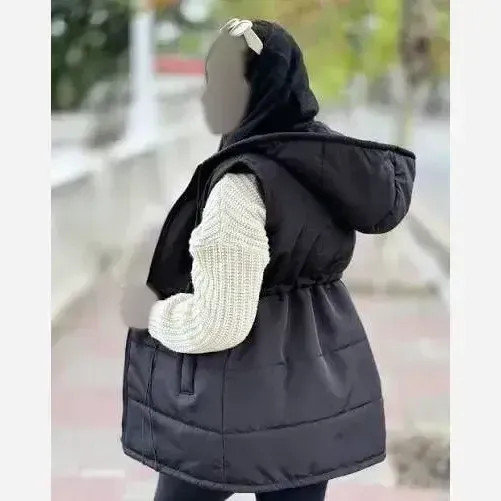 پافر زنانه میکرو کجراه پاپیا رنگ مشکی فری سایز