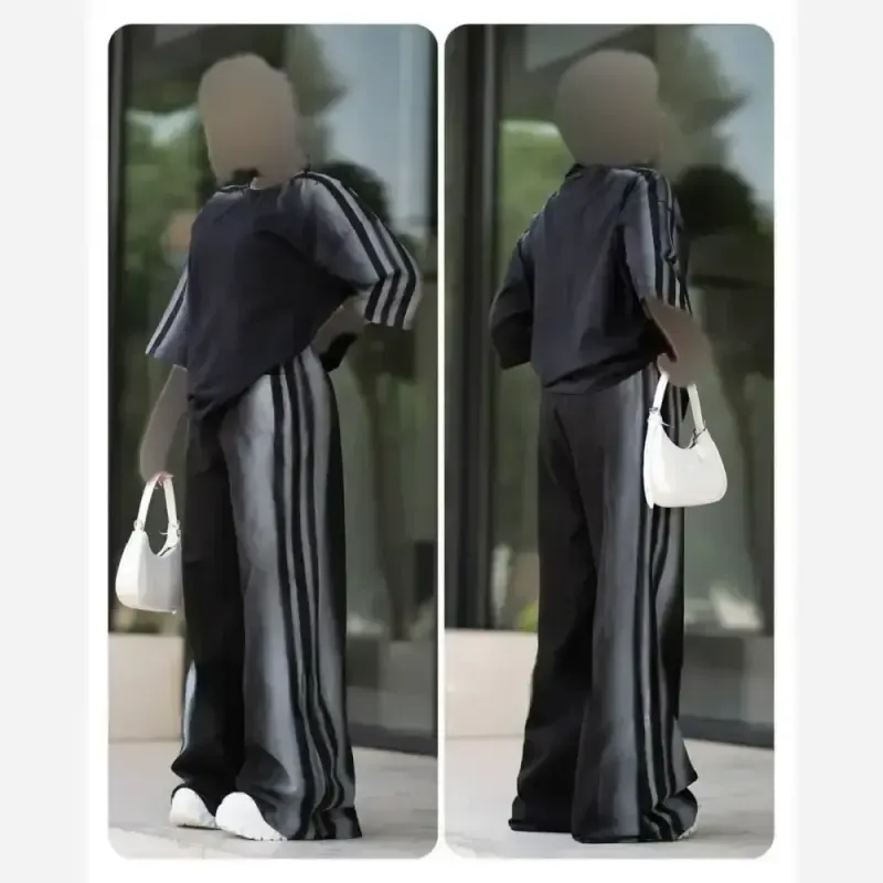 ست لباس زنانه مدل جاسمین جنس پنبه گلکسی رنگ مشکی سایز فری سایز