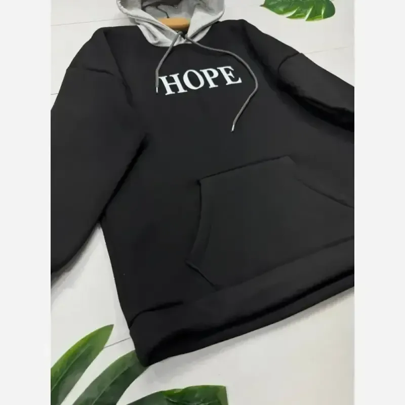 هودی دورس توکرکی طرح HOPE سایز فری مناسب 38 تا 48