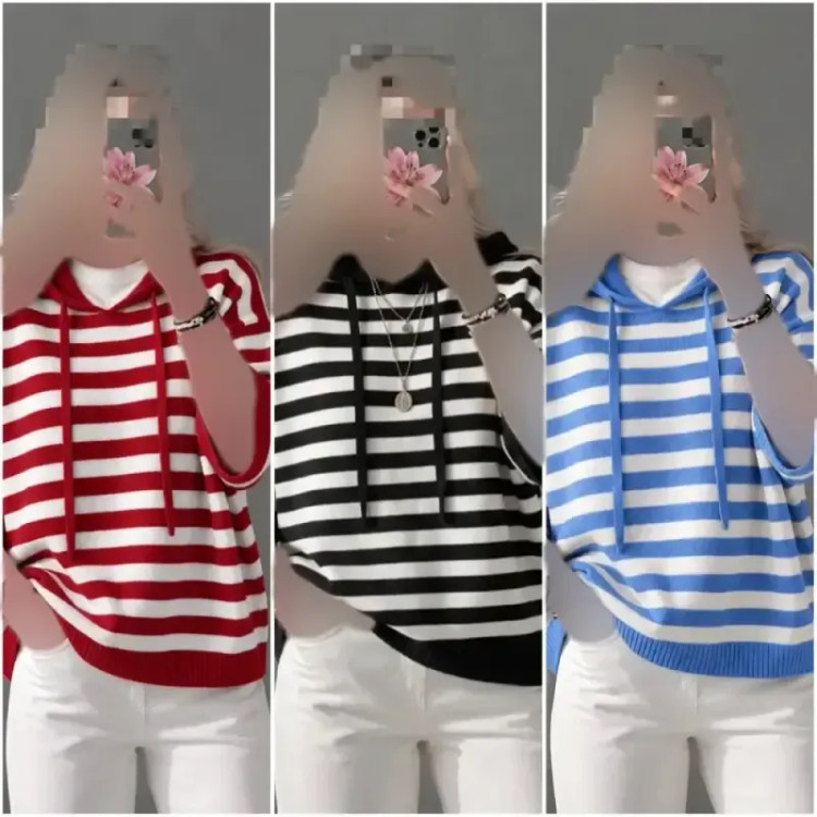 هودی بافت زنانه کلاهدار مدل سوگل رنگبندی متنوع سایز 38 تا 46