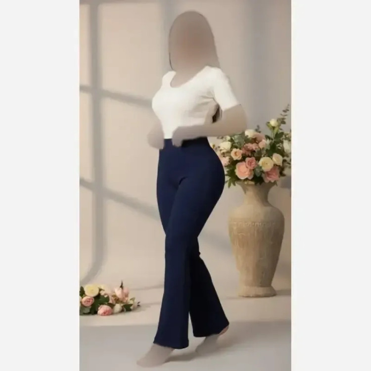 شلوار بوتکات کبریتی زنانه و دخترانه رنگ مشکی سورمه ای قهوه ای سایز فری استایل کژوال