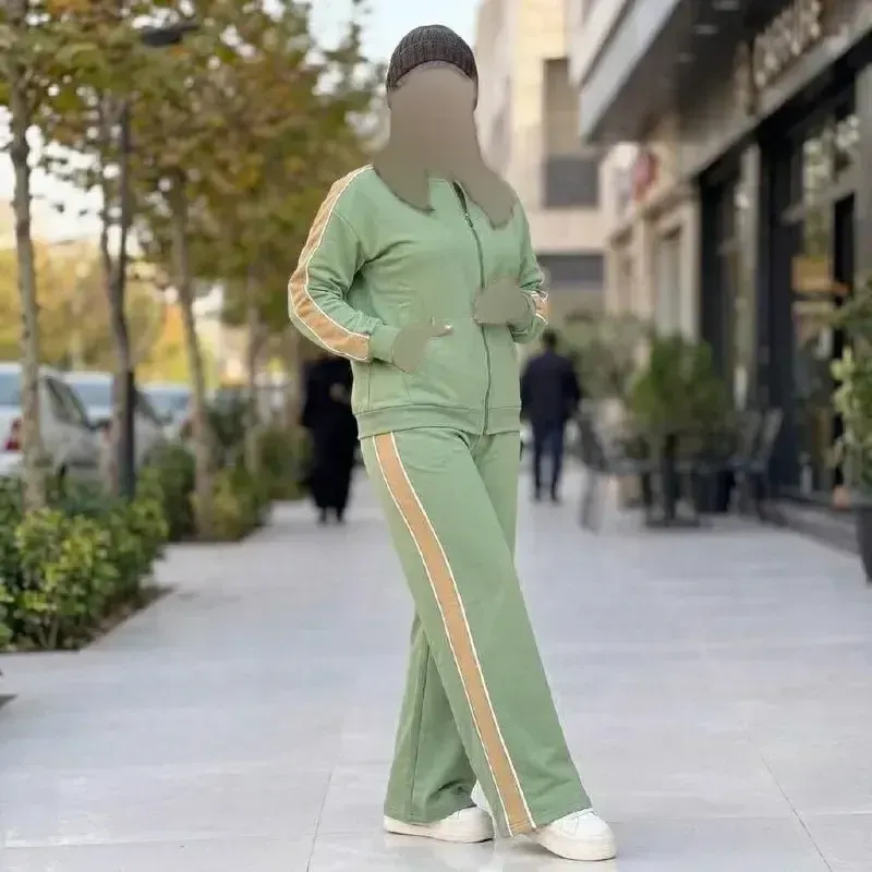 ست سویشرت شلوار زنانه ماهک جنس گلکسی پنبه درجه یک