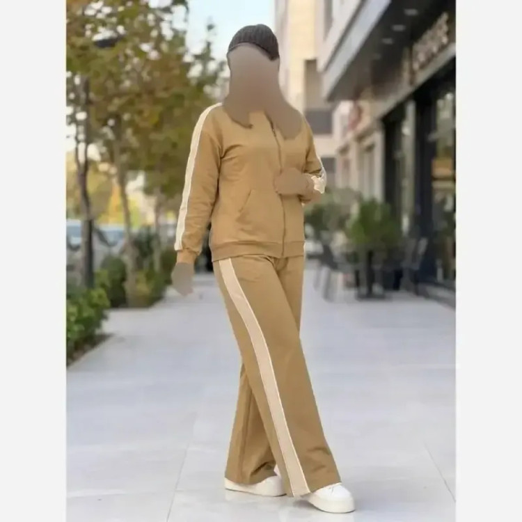 ست سویشرت شلوار زنانه ماهک جنس گلکسی پنبه درجه یک