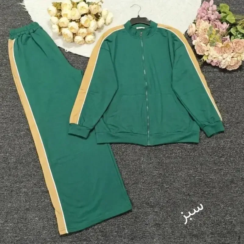 ست سویشرت شلوار زنانه ماهک جنس گلکسی پنبه درجه یک