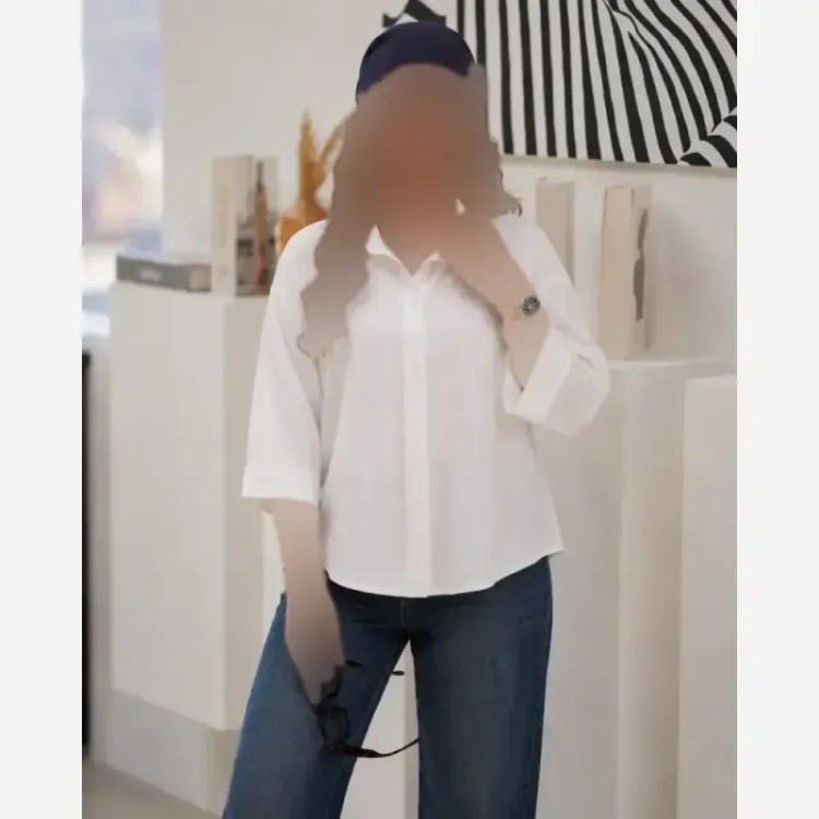 شومیز بیسیک زنانه جنس کرپ درجه یک فری سایز