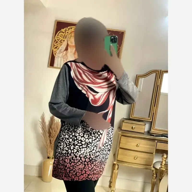 تونیک قواره دار زنانه جنس گلکسی و فانریپ فری سایز مناسب بهار و تابستان
