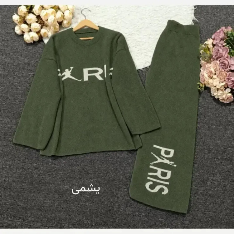 سویشرت جلو زیپ زنانه دورس داخل کرکی کلاه دار فری سایز