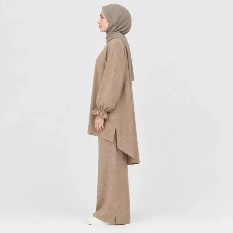 تونیک زنانه لینن مدل کوک دوزی