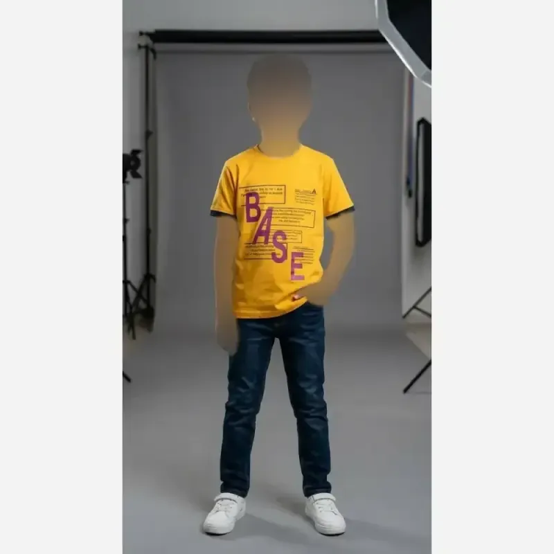 تیشرت نخ پنبه قد 65 دور سینه 85