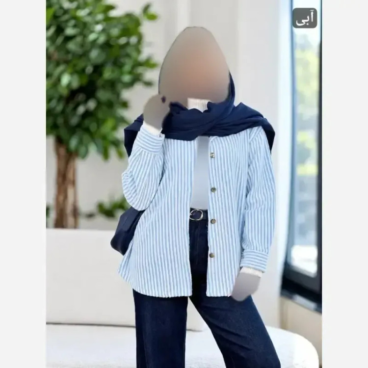 شکت حوله ای نیلو موهر پشمی فری سایز 36 تا 46
