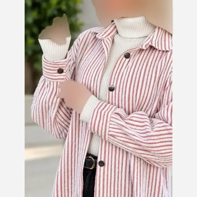 شکت حوله ای نیلو موهر پشمی فری سایز 36 تا 46