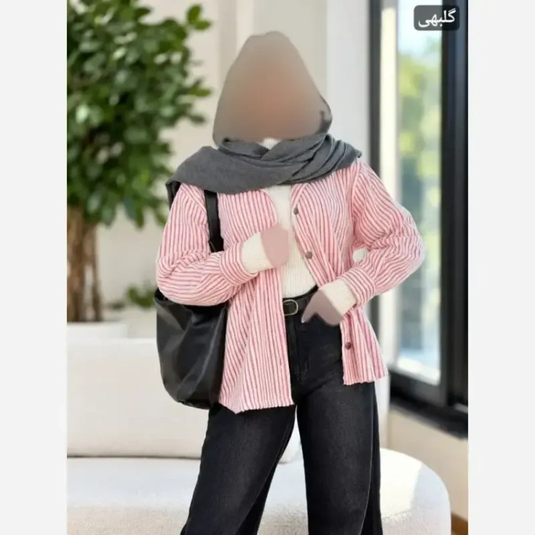 شکت حوله ای نیلو موهر پشمی فری سایز 36 تا 46